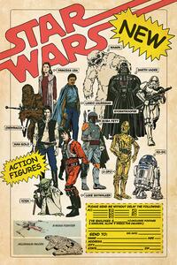 Plagát, Obraz - Star Wars - Action Figures