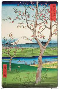 Plagát, Obraz - Hiroshige - The Outskirts of Koshigaya, (61 x 91.5 cm)