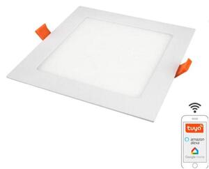 SMART LED panel zapustený WIFI 12W / 3000K-6500K biely (LPL233W)
