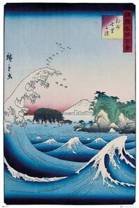 Plagát, Obraz - Hiroshige - The Seven Ri Beach, (61 x 91.5 cm)