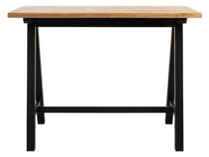 Barový stolík z dreva bieleho duba Unique Furniture Oliveto, 71 x 140 cm