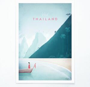 Plagát Travelposter Thailand, 30 x 40 cm