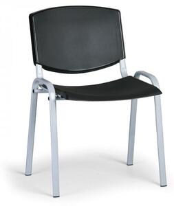 Konferenčná stolička Design, sivá podnož čierna