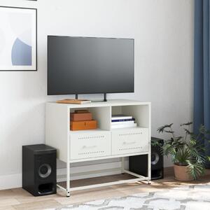 TV skrinka biela 68x39x60,5 cm oceľ