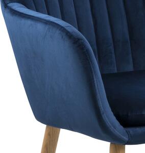 Dizajnová stolička Nashira, tmavo modrá VIC