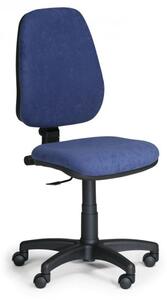 Pracovná stolička Comfort bez podrúčiek modrá