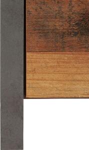 Nočný stolík CLIF staré drevo/betón