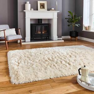 Svetlokrémový ručne tuftovaný koberec Think Rugs Polar PL Cream, 60 × 120 cm