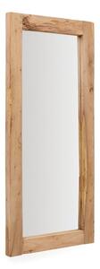 Nástenné zrkadlo s dreveným rámom 80x180 cm Maden – Kave Home