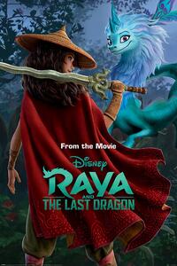 Plagát, Obraz - Raya and the Last Dragon - Warrior in the Wild