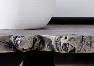 WOODLAND Komoda 210x96 cm, sivá, akácia