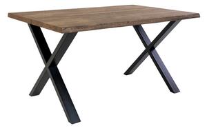 Dizajnový jedálenský stôl Jonathon 140 cm dymový dub