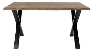 Dizajnový jedálenský stôl Jonathon 140 cm dymový dub