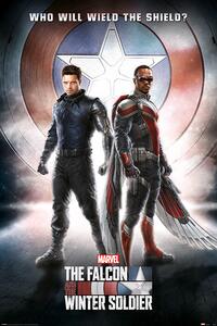 Plagát, Obraz - The Falcon and the Winter Soldier - Wield The Shield