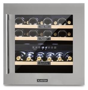 Klarstein Vinsider 36, vinotéka, 94 l, 5-22°C, 2 zóny, nehrdzavejúca oceľ