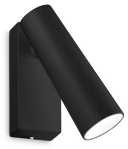 Ideal Lux 281001 LED nástenné stropné svietidlo Pipe Ap 1x7W | 660lm | 3000K - čierna