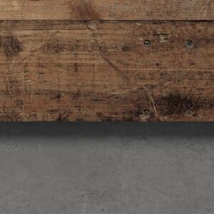 Posteľ CLIF staré drevo/betón, 180x200 cm