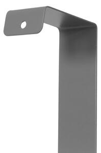 Sivý kovový háčik na dvere Compactor