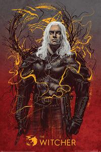 Plagát, Obraz - The Witcher - Geralt the White Wolf