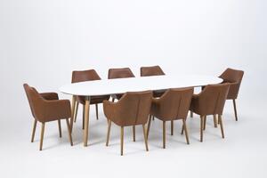 Jedálenský stôl rozkladací Nazia 170-270cm dub