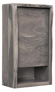 WOODLAND Závesná skrinka 40x70 cm, sivá, akácia