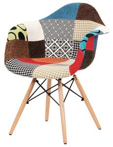 Jedálenská stolička ANGELA patchwork