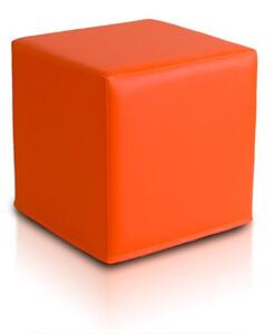 Sedací vak taburetka kocka oranžová TiaHome
