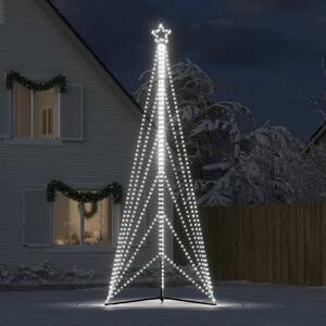 LED vianočný stromček 861 LED studená biela 478 cm