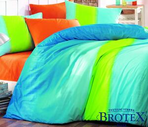Brotex bavlnená obliečka Colorful Blue 140x200/70x90 cm