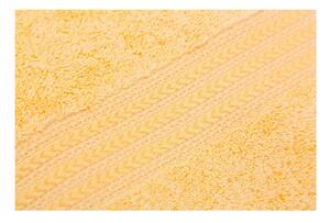Žltý uterák z čistej bavlny Foutastic, 70 × 140 cm