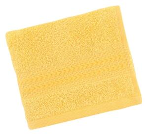 Žltý uterák z čistej bavlny Foutastic, 30 × 50 cm