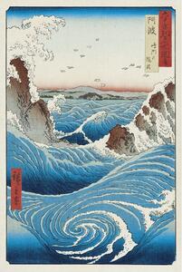 Plagát, Obraz - Hiroshige - Whirlpools, (61 x 91.5 cm)