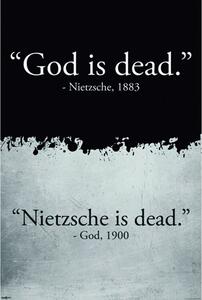 Plagát, Obraz - God is Dead, (61 x 91.5 cm)