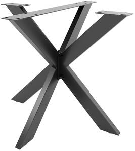 Stolové nohy 318109 Biloxi S - 85x85x71 cm, kov, čierna