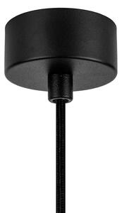 Béžové závesné svietidlo s čiernym káblom Sotto Luce Kami, ∅ 45 cm