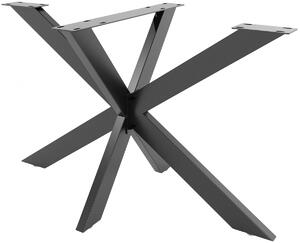Stolové nohy 318110 Biloxi M - 120x68x71 cm, kov, čierna