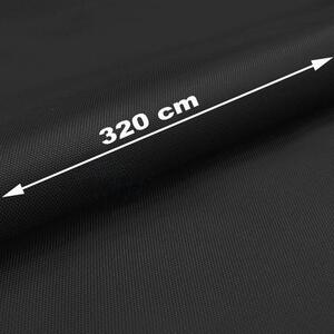 Nepremokavá látka Oxford Teflon, šírka 320 cm, Čierna