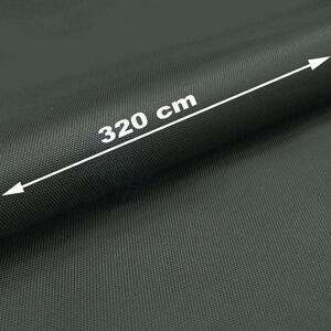 Nepremokavá látka Oxford Teflon, šírka 320 cm, Grafitová