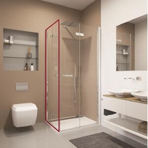 Sanswiss SWING LINE F dvere sprchové 90 cm 2-dielne skladacie ľavé aluchróm číre sklo AquaPerle SLF2G09005007
