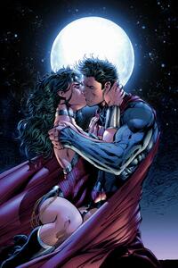 Umelecká tlač Superman and Wonder Woman - Lovers, (26.7 x 40 cm)