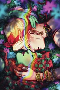 Umelecká tlač Harley Quinn and Poison Ivy - Love, (26.7 x 40 cm)