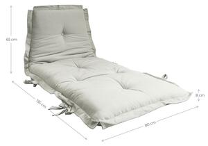 Variabilný futón Karup Design Sit&Sleep Grey, 80 x 200 cm