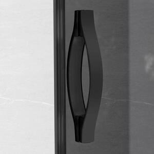 Gelco SIGMA SIMPLY BLACK štvorcový sprchovací kút 800x800 mm, rohový vstup, číre sklo