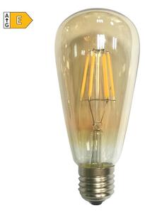 Diolamp LED Filament žiarovka Amber ST64 8W/230V/E27/2700K/900Lm/360°