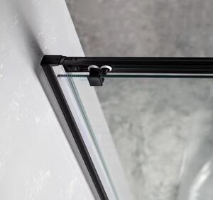 Gelco, SIGMA SIMPLY BLACK sprchové dvere posuvné pre rohový vstup 800 mm, číre sklo, GS2180B