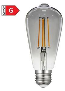 Diolamp LED Filament žiarovka Smoky ST64 8W/230V/E27/1800K/400Lm/360°