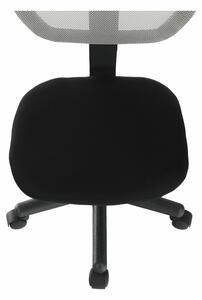 Tempo Kondela Otočná stolička, sivá/čierna, MESH