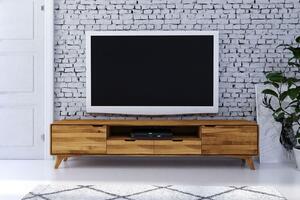 SKANE TV stolík 220x48 cm, dub, prírodná