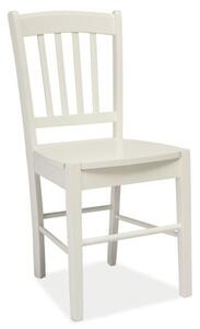 Biela drevená stolička CD-57