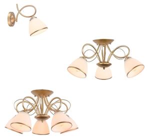 Brilagi - Nástenná lampa FRED 1xE27/60W/230V zlatá